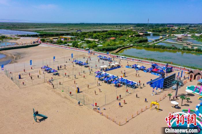 体彩杯2024年全国沙滩排球巡回赛博湖站正式拉开