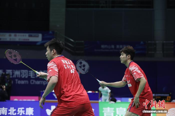 中国男队力克中国台北队晋级亚团赛四强